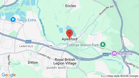 Gewerbeflächen zur Miete i Aylesford - Kent – Foto von Google Street View