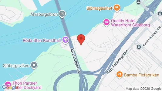 Office spaces for rent i Majorna-Linné - kort over placeringen