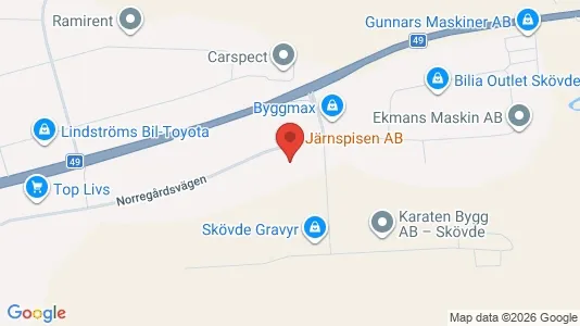 Teollisuuskiinteistöt Vuokrattavana i Skövde - Kuva Google Street Viewstä