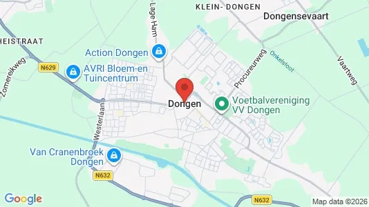Gewerbeflächen zur Miete i Dongen – Foto von Google Street View