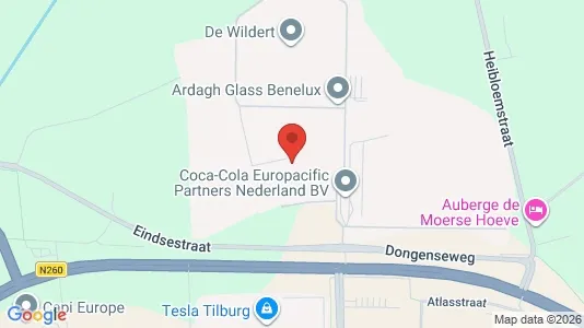 Commercial properties for rent i Dongen - kort over placeringen