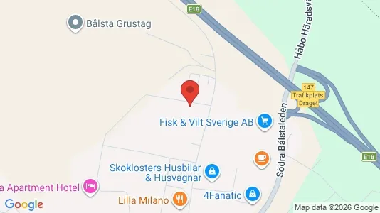 Varastot Vuokrattavana i Håbo - Kuva Google Street Viewstä