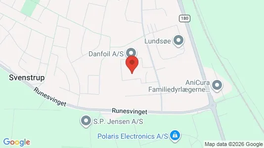 Varastot Vuokrattavana i Svenstrup J - Kuva Google Street Viewstä