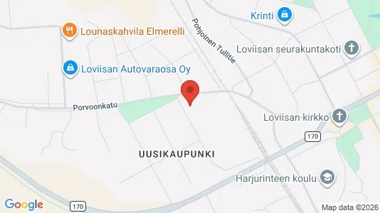 Varastot Vuokrattavana i Loviisa - Kuva Google Street Viewstä