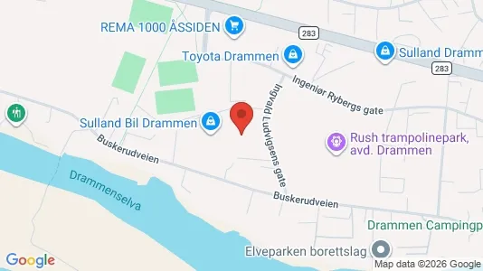 Toimistotilat Vuokrattavana i Drammen - Kuva Google Street Viewstä