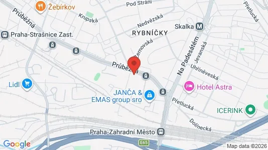 Lokaler til leje i Prag 10 - Foto fra Google Street View