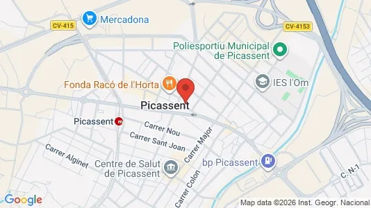 Warehouses for sale i Picassent - kort over placeringen