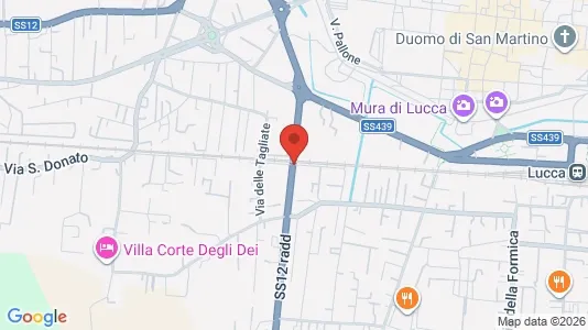 Office spaces for sale i Lucca - kort over placeringen