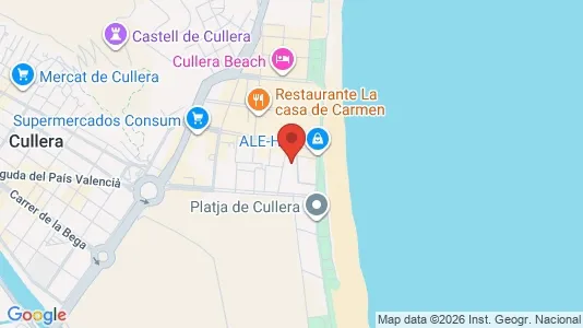 Office spaces for sale i Cullera - kort over placeringen