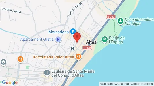 Espacios de oficina En venta i Altea - Foto de Google Street View