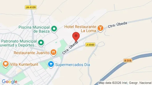 Office spaces for sale i Baeza - kort over placeringen