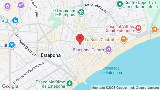 Office spaces for sale i Estepona - kort over placeringen