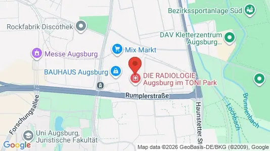 Office spaces for rent i Augsburg - Photo from Google Street View