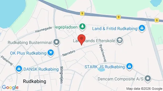 Kontorer til salgs i Rudkøbing – Bilde fra Google Street View