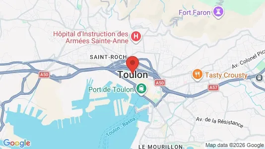 Lokaler til leie i Toulon – Bilde fra Google Street View
