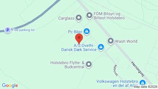 Varastot Vuokrattavana i Holstebro - Kuva Google Street Viewstä