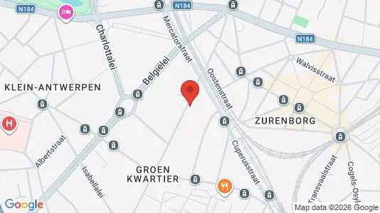 Kontorer til leie i Stad Antwerp – Bilde fra Google Street View