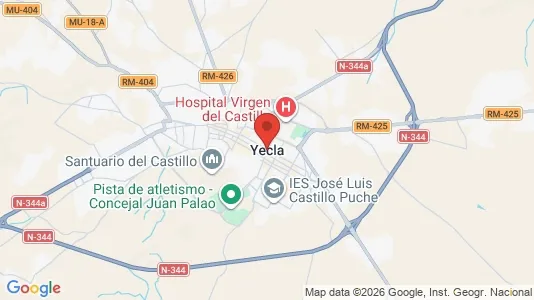 Verkstedhaller til leie i Yecla – Bilde fra Google Street View