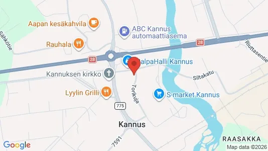 Nieruchomości komercyjne Na sprzedaż i Kannus - kort over placeringen