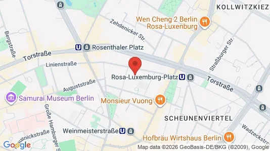 Toimistotilat Vuokrattavana i Berlin Mitte - Kuva Google Street Viewstä