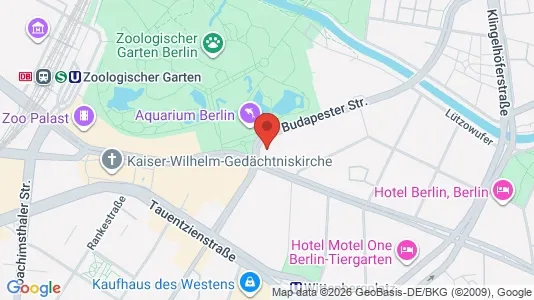 Coworking spaces for rent i Berlin Mitte - kort over placeringen