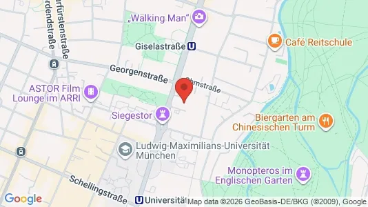 Gewerbeflächen zur Miete i München Schwabing-Freimann - kort over placeringen