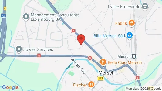 Office spaces for sale i Mersch - Photo from Google Street View