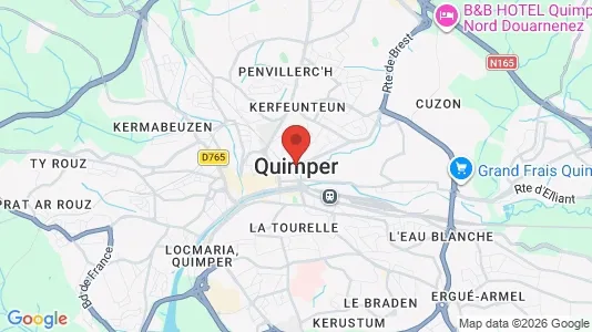 Liikekiinteistöt Myynnissä i Quimper - Kuva Google Street Viewstä