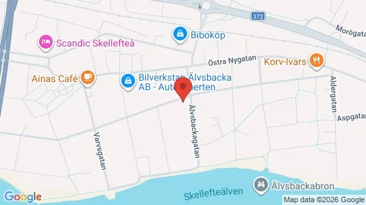 Bedrijfsruimtes te huur i Skellefteå - Foto uit Google Street View