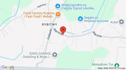 Büros zur Miete i Krakau Podgórze – Foto von Google Street View