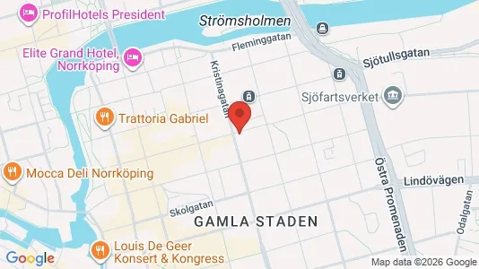 Kontorlokaler til leje i Nyköping - Foto fra Google Street View