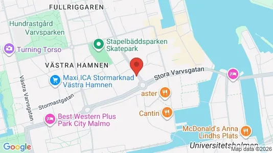 Kontorslokaler för uthyrning i Malmö Centrum – Foto från Google Street View