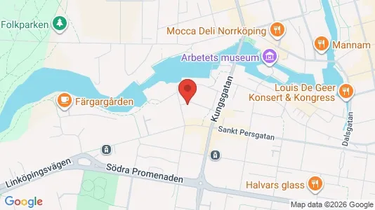 Kantorruimte te huur i Norrköping - kort over placeringen