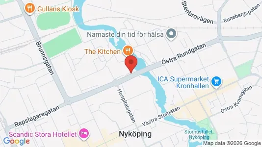 Office spaces for rent i Nyköping - Photo from Google Street View