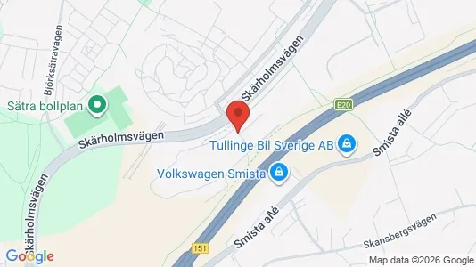 Kontorslokaler för uthyrning i Söderort - kort over placeringen