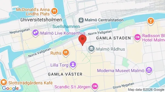 Kontorlokaler til leje i Malmø Centrum - Foto fra Google Street View