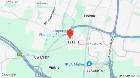 Varastot Vuokrattavana i Hyllie - Kuva Google Street Viewstä
