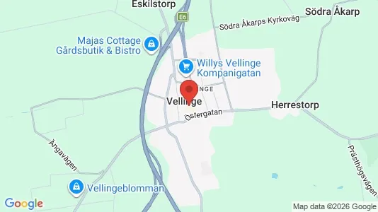 Toimistotilat Vuokrattavana i Vellinge - Kuva Google Street Viewstä