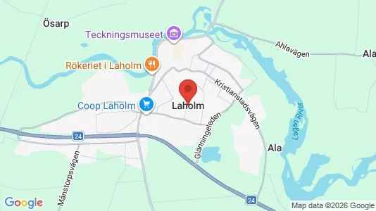 Kontorlokaler til leje i Laholm - Foto fra Google Street View
