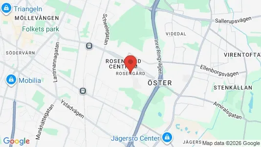 Varastot Vuokrattavana i Rosengård - Kuva Google Street Viewstä
