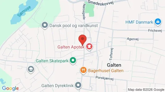 Lokaler til salg i Galten - Foto fra Google Street View
