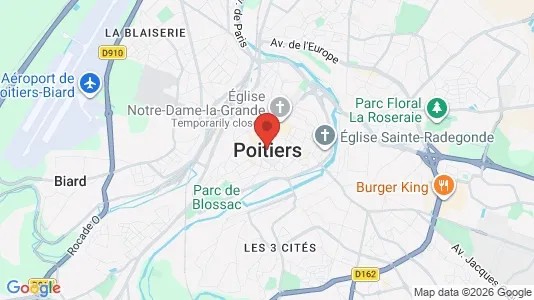 Grond te huur i Poitiers - Foto uit Google Street View