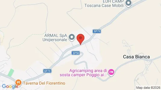 Warehouses for sale i Certaldo - kort over placeringen