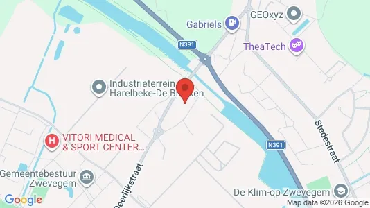 Lager zur Miete i Zwevegem – Foto von Google Street View