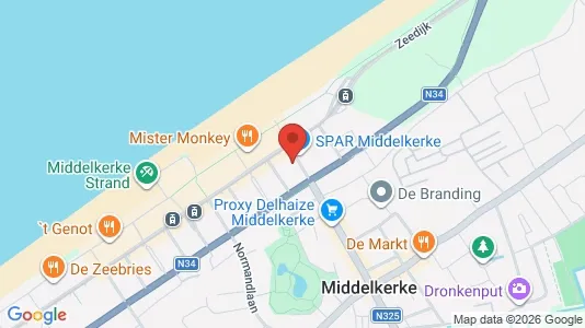 Lokaler til leje i Middelkerke - Foto fra Google Street View
