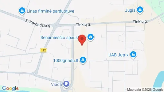 Werkstätte zur Miete i Panevėžio m. sav. - kort over placeringen