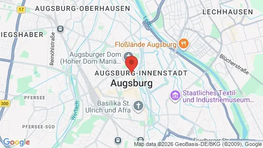 Kontorlokaler til leje i Augsburg - Foto fra Google Street View