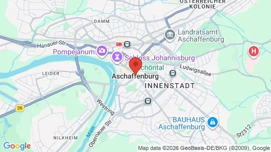 Kontorlokaler til leje i Aschaffenburg - Foto fra Google Street View