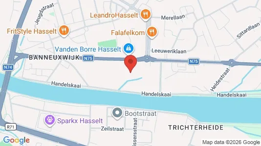 Bedrijfsruimtes te huur i Hasselt - Foto uit Google Street View