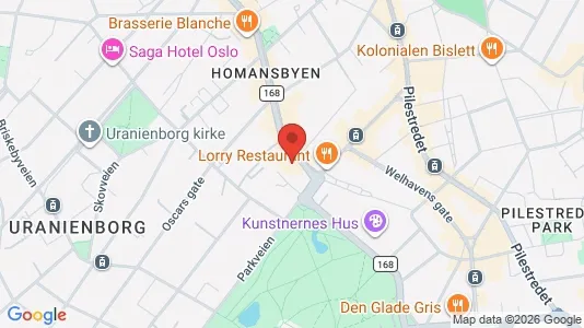 Büros zur Miete i Oslo Frogner – Foto von Google Street View